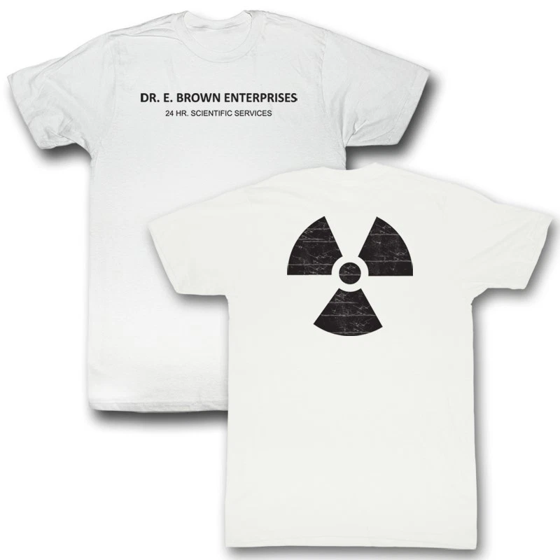 Camiseta Regreso al Futuro Dr. Brown Enterprises Blanca Adulto Foto 1 de 1