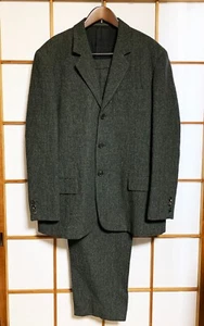 Rare YOHJI YAMAMOTO Y’s for men Single Breasted Suit Jacket/Pants Khaki Gray JPN - Picture 1 of 12