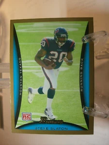 2008 Bowman Gold Football Karte #189 Steve Slaton (93856) - Bild 1 von 2