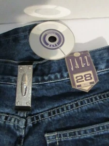 RARE OLD STORE STOCK G.V. JEANS BASIC JAZZ STRAIGHT SIZE 28  BLUE JEANS W/ TAGS - Picture 1 of 7