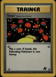 Pokemon TCG WOTC Team Rocket Sleep! 79/82 LP/MP - Imagen 1 de 2
