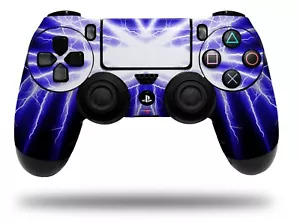 Skin für Playstation 4 Sony PS4 Controller Lightning Blau - Bild 1 von 3