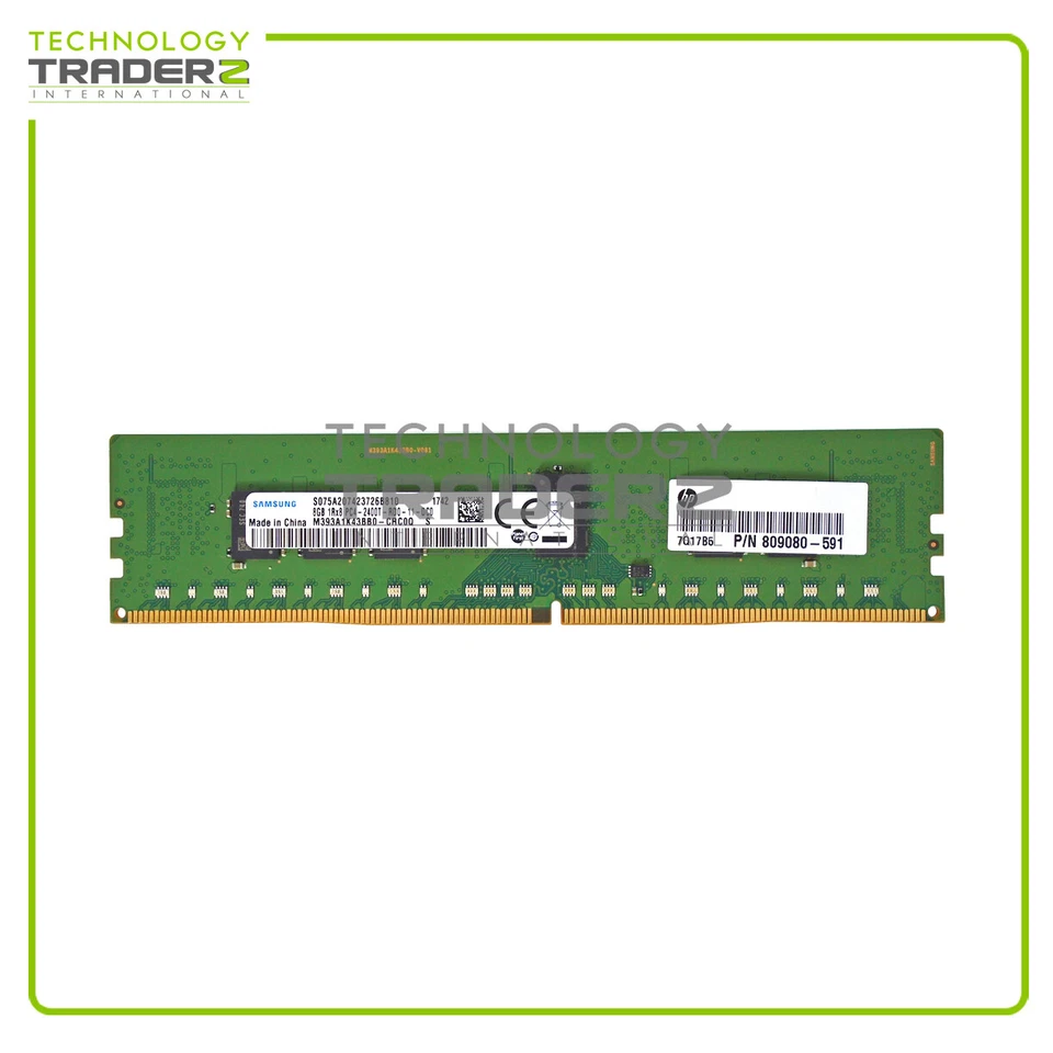 Modulo Di Memoria HP 8GB PC4-19200 DDR4-2400MHz ECC 1Rx8 809080-591 *Estratto* - Immagine 1 di 1
