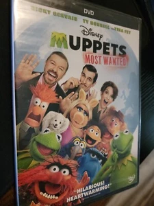Muppets Most Wanted (DVD, 2014) Kermit, Miss Piggy, Tina Fey, Ricky Gervais - Picture 1 of 2