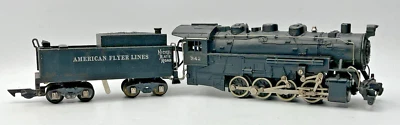 Gilbert American Flyer S Gauge 342 Smoke in Tender 0-8-0 Switcher from 1947 - Image 1 of 4
