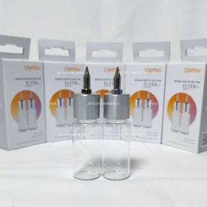 SPARMAX FLYER SR Nozzle Bottle Airbrush Nozzle 0.4mm Cup 15ml set of  2 new - Picture 1 of 5
