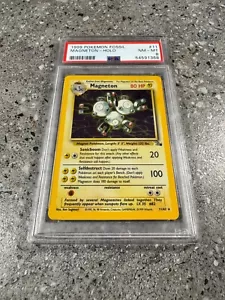 Pokemon TCG Cards Magneton 11/62 Fossil Holo Rare PSA 8 NM-MT - Picture 1 of 6