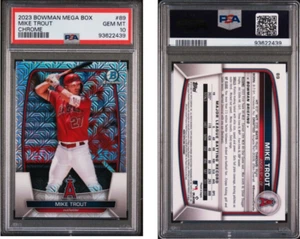 2023 Bowman Chrome Mega Box Mike Trout Angels PSA 10 93622439 - Picture 1 of 1