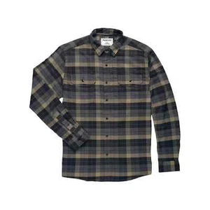 Poncho Herren Gr. XL Charcoa kariert Flanellhemd Magnettasche Outdoor Angeln - Bild 1 von 6