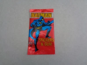 BATMAN STICKERS & GUM SEALED VINTAGE PACK AUSTRAILIA RELEASE 1989 DANDY GUM - Picture 1 of 2