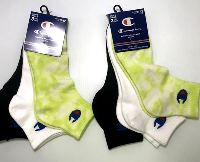 Nuevos calcetines tobilleros Champion Tie Dye, grandes, 6 pares, ¡envío gratuito! Foto 1 de 2