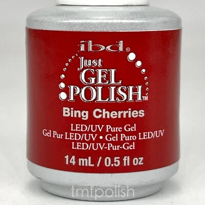 Nuevo esmalte de uñas en gel IBD Just - Bing Cherries - tamaño completo Foto 1 de 3