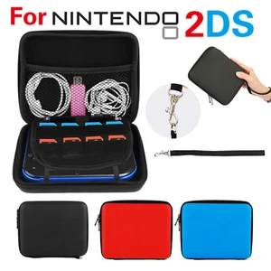Hard EVA Storage Zip Case Protective Shell With Carry Handle For Nintendo 2DS US - Picture 1 of 24
