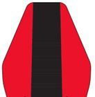 HONDA CRF 250 L 250L 2013-2020 TALL +30mm HEIGHT RED BLACK HEAVY DUTY SEAT COVER