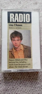 BLUR 1995 INTERVIEWS & LIVE & NEWS REPORTS * VERY RARE UK RADIO CASSETTE TAPE - Picture 1 of 4