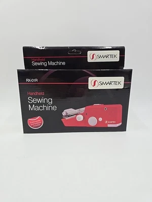 Smartek Portable Handheld Sewing Machine Red RX-01R Cordless Compact Lightweight - Image 1 of 4
