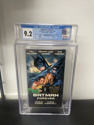 BATMAN FORVER 1995 ~ Sealed VHS ~ Graded CGC 9.2 A+ (1995) - Val Kilmer - Image 1 of 4