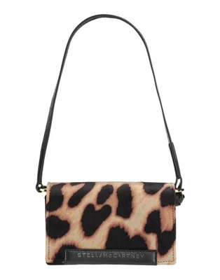 PVP €835 Bolso de Hombro Stella McCARTNEY con Solapa Estampado de Leopardo Correa Perforada Foto 1 de 4