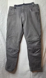 Kuhl Hot Rydr Pants Mens Flannel Lined Vintage Patina Dye Canvas  36x34 - Picture 1 of 16