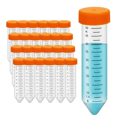 Conical Centrifuge Tubes 50ML, 25Pcs Polypropylene Test Tubes, Leak-Proof7175 - Image 1 of 4
