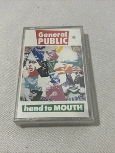 General Public Cassette Tape Hand To Mouth 1986 80s New Wave Alt NEW SEALED NOS - Picture 1 of 6