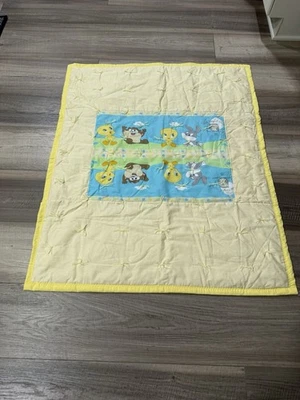 Hecho a mano Looney Tunes Baby Taz, Piolín, Bugs Bunny Cuna Edredón Bebé Foto 1 de 4