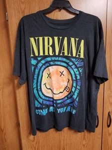 Nirvana Tour T Shirt XL Not Vintage - Picture 1 of 4