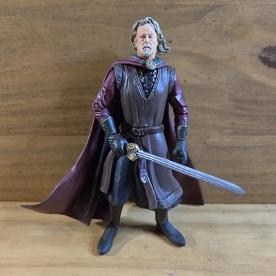 Figura Completa El Señor de los Anillos Las Dos Torres Rey Theoden Toybiz  Foto 1 de 3