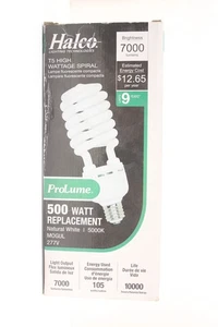 Halco ProLume T5 Natural White Spiral Bulb CFL 105/50/E39/277V 105 Watt 5000K - Picture 1 of 3