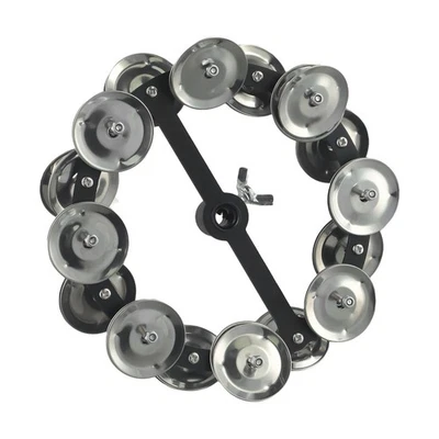 Premium Hihat Tambourine Drum Cymbals with Steel Bells Unleash Your Drum Solo - Image 1 of 4