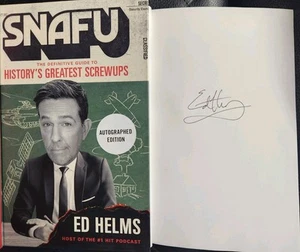 AUTOGRAPHED Ed Helms SIGNED Book Snafu The Office AUTOGRAPH Brand New HC 2025 - Picture 1 of 7