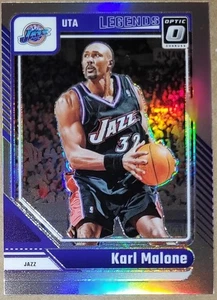 KARL MALONE 2024-25 Panini Optic LEYENDAS PLATA HOLO PRIZM #229 UTAH JAZZ - Imagen 1 de 3