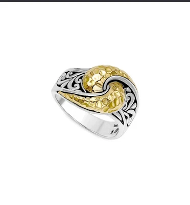 Samuel B 18K Gold/ Sterling Silver  Ring Size 7/N  Brand New - Image 1 of 4