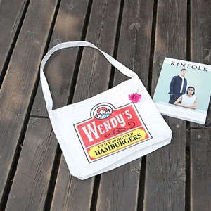 Wendy's Logo Weekender Tote Bag Old Fashioned Hamburgers - Picture 1 of 7