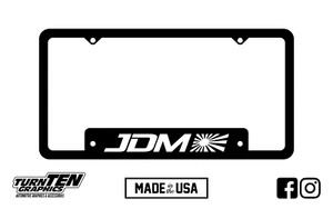 JDM License Plate Frame Fast Furious Street Racing Drift Tuner - Picture 1 of 1