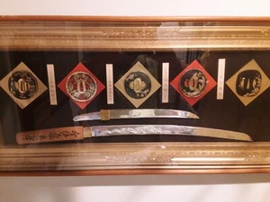 Japanese Samauri Sword Set In Case - Picture 1 of 6