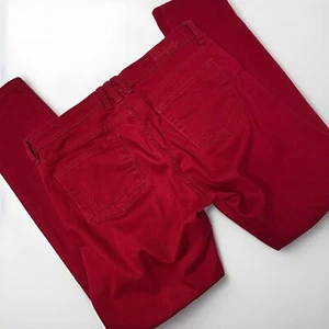 Kut From The Kloth True Red Diana Skinny Ankle Jeans Womens 8 32X30 Sexy EUC - Picture 1 of 10