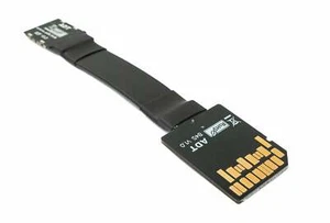 SD Karte 10 cm Kabel Standard SD Stecker zu Micro Buchse Verlängerung Adapter - Zdjęcie 1 z 4