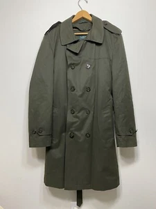 Ralph Lauren Water Repellent Trench Coat Olive Green Inner Warmer Layer Size 38 - Picture 1 of 15