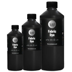 Black Fabric Paint/Dye. For clothes, upholstery, furniture, car seats and more.