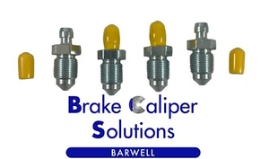 M12 X 1  x 4 Brake Bleed Screws Nipples  BCB040 - Picture 1 of 1