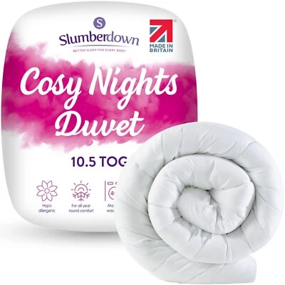 All Year Round Duvet Cosy Nights by Slumberdown 10.5 Tog, Single