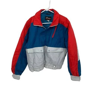 Vintage Alpha Sportcaster Winter Jacket Full Zip Pockets Size M - Picture 1 of 7