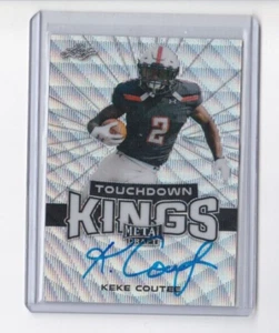 KEKE COUTEE 2018 LEAF METAL DRAFT TOUCHDOWN KINGS HANDSIGNIERT ROOKIE - KOSTENLOSER VERSAND - Bild 1 von 21
