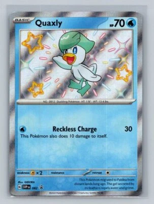 Quaxly SV: Scarlet & Violet Promo Cards 082 Near Mint NM - Image 1 of 2