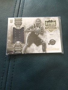 2015-16 Panini Excalibur Knight School JERSEYS #10 TREY LYLES Utah Jazz RC