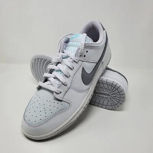 Nike Dunk Low Retro SE Summit White Metallic Silver HQ3619-121 Men's Size 11.5 - Picture 1 of 9