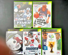 Lot Of 5 - Microsoft Xbox 360 Games - Sports Games - W/manuals - Not Tested