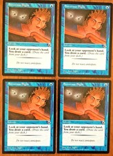 4X SORCEROUS SIGHT ~mtg NM Portal Playset - NM - Never Played