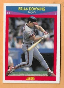 Brian Downing Angels Super Star #46 - Puntuación casi nueva-como nueva 1990 - Imagen 1 de 2